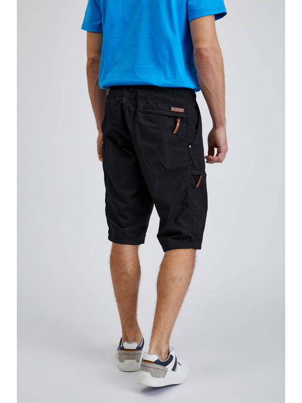 Sam 73 Черни мъжки къси панталони SAM73 Cygnus