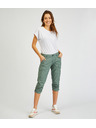 Sam 73 Зелен дамски три четвърти панталон SAM73 Fornax