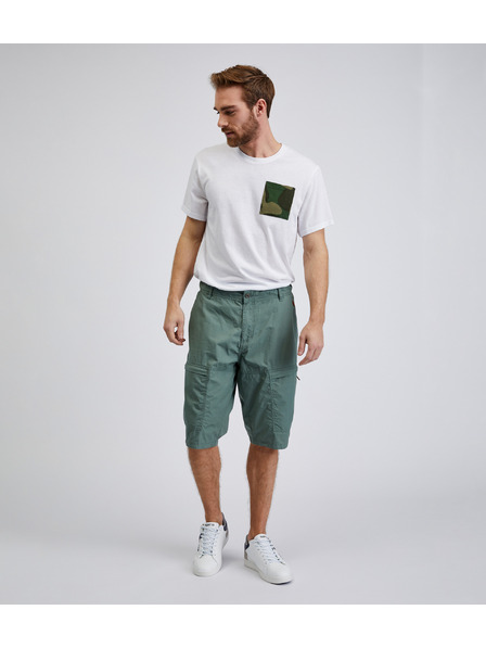 Sam 73 Зелени мъжки памучни шорти SAM73 Cygnus