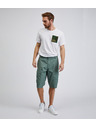 Sam 73 Зелени мъжки памучни шорти SAM73 Cygnus