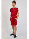 Sam 73 Червени детски армейски спортни шорти SAM73 Jerem