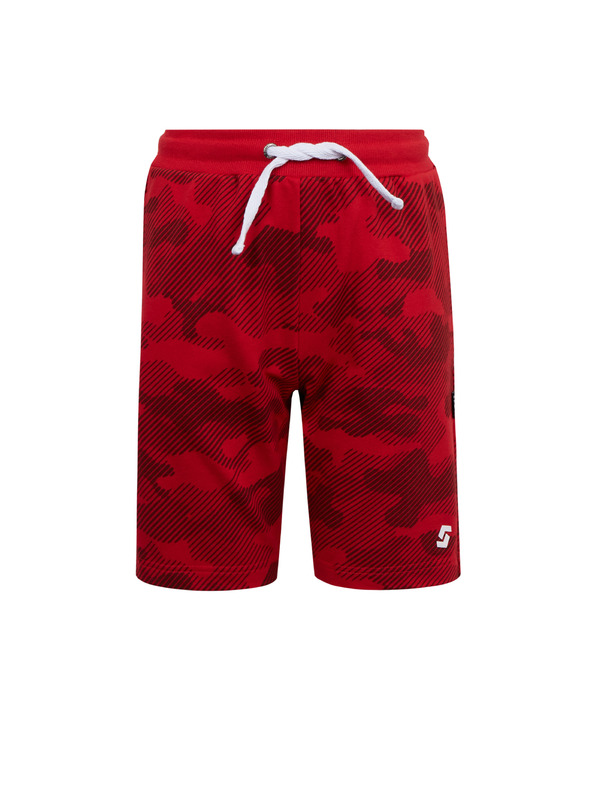 Sam 73 Червени детски армейски спортни шорти SAM73 Jerem