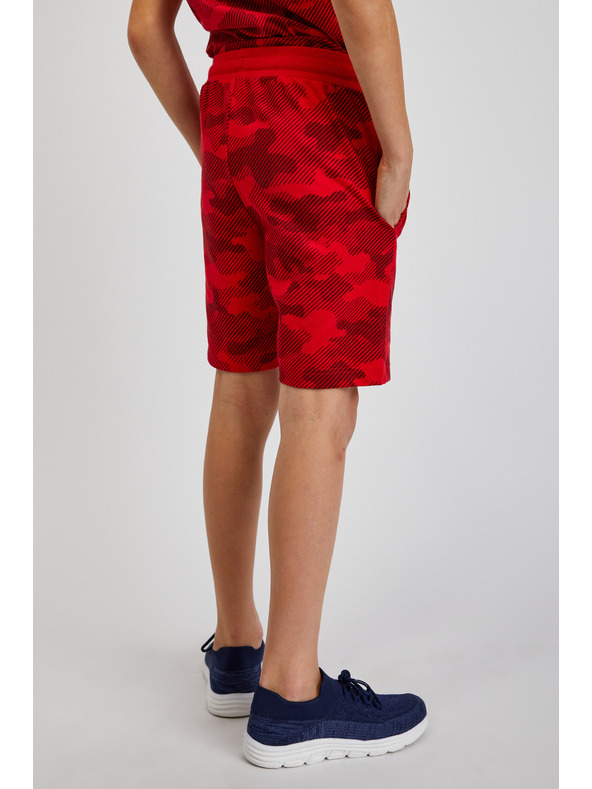 Sam 73 Червени детски армейски спортни шорти SAM73 Jerem