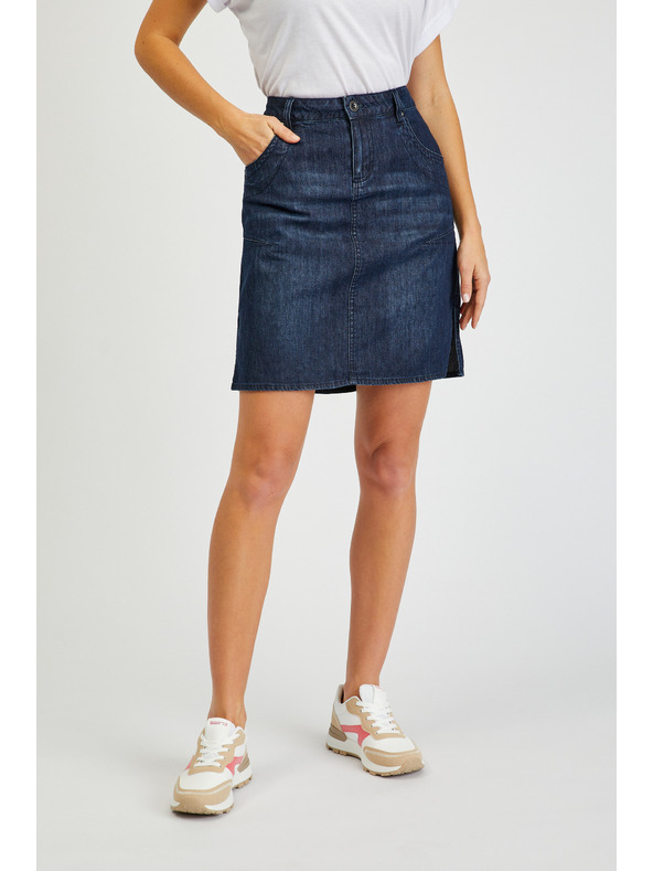 Sam 73 Тъмно синя дамска дънкова пола SAM73 Gemini