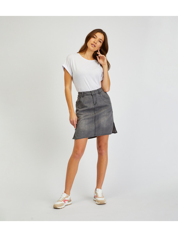 Sam 73 Сива дънкова пола за жени SAM73 Gemini