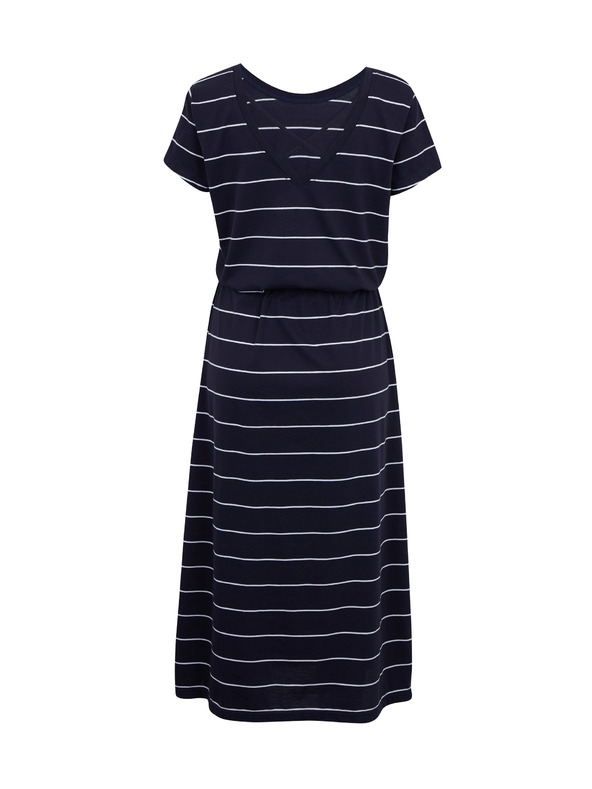 Sam 73 Тъмно синя дамска раирана рокля SAM73 Columba