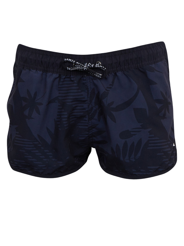 Sam 73 Тъмно сини дамски къси панталони с шарки SAM 73 Pisces