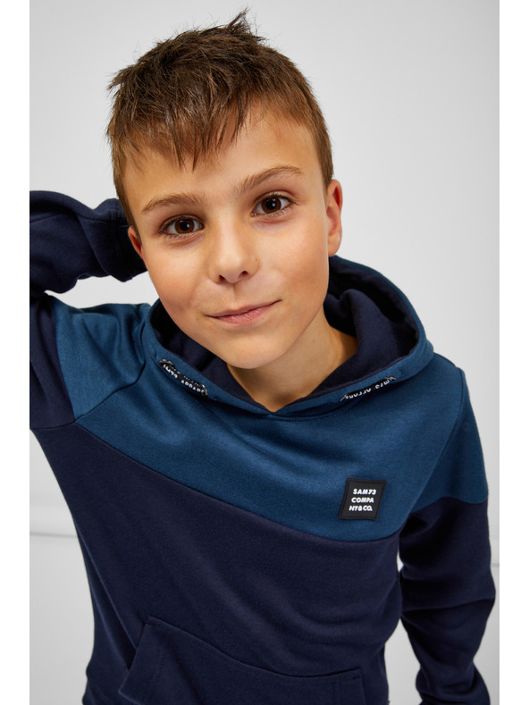 Sam 73 Тъмно синя момчешка качулка SAM 73 Sall