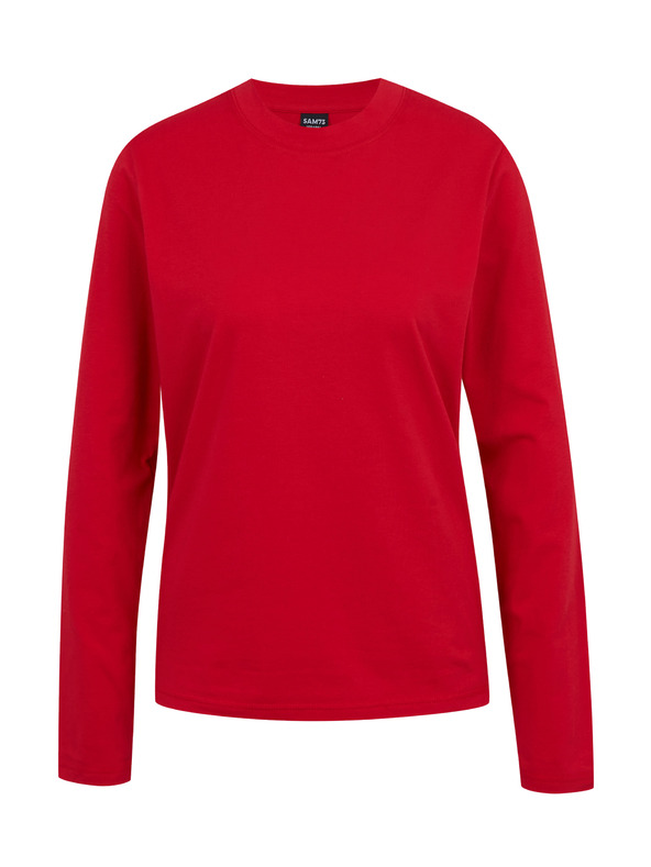 Sam 73 Червена дамска тениска с дълъг ръкав SAM 73 Zira
