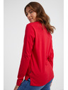 Sam 73 Червена дамска тениска с дълъг ръкав SAM 73 Zira