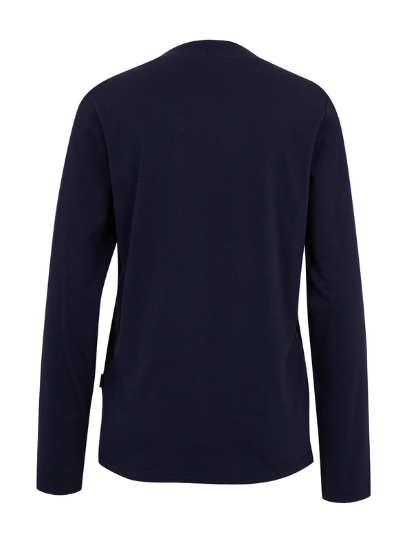 Sam 73 Тъмно синя дамска тениска с дълъг ръкав SAM 73 Zira