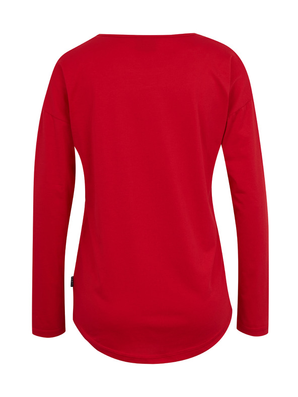 Sam 73 Червена дамска тениска с дълъг ръкав SAM 73 Patty