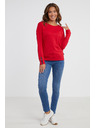 Sam 73 Червена дамска тениска с дълъг ръкав SAM 73 Patty