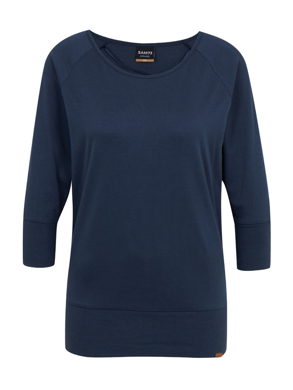 Sam 73 Тъмно синя дамска тениска SAM 73 Selma
