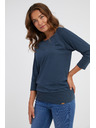 Sam 73 Тъмно синя дамска тениска SAM 73 Selma