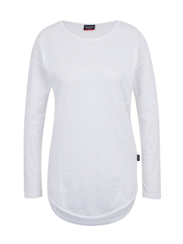 Sam 73 Бяла дамска тениска с дълъг ръкав SAM 73 Sherri