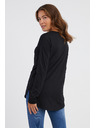 Sam 73 Черна дамска тениска с дълъг ръкав SAM 73 Sherri