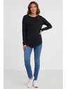 Sam 73 Черна дамска тениска с дълъг ръкав SAM 73 Sherri