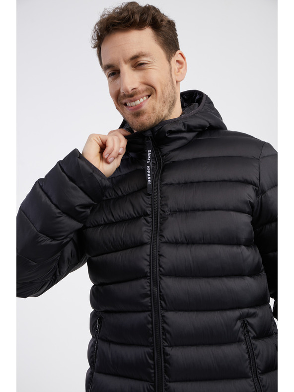 Sam 73 Черно мъжко ватирано яке SAM 73 Spider