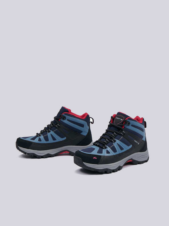 Sam 73 Сини дамски зимни боти на глезена SAM 73