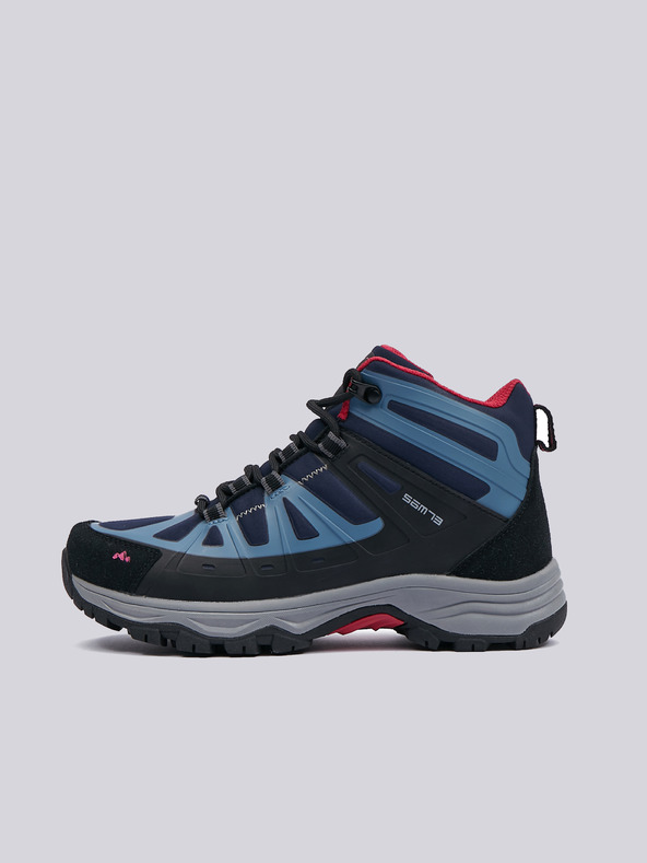 Sam 73 Сини дамски зимни боти на глезена SAM 73