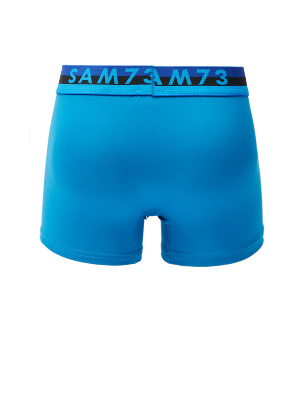 Sam 73 Комплект от две мъжки боксерки в син и черен цвят SAM 73 Hyacinth
