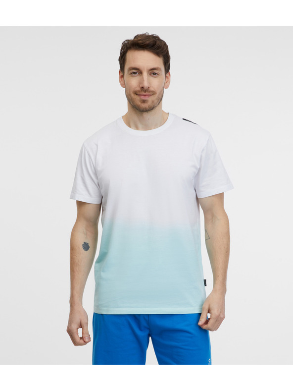 Sam 73 Синя и бяла мъжка тениска SAM 73 Vito