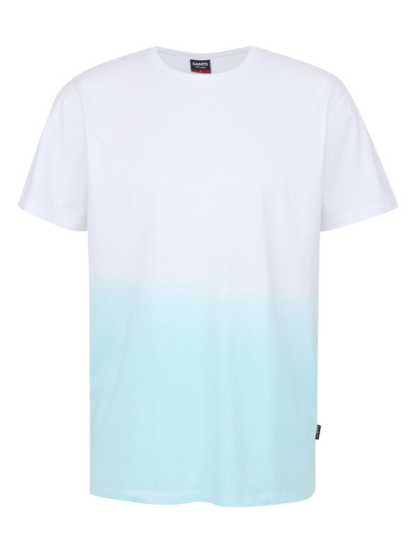 Sam 73 Синя и бяла мъжка тениска SAM 73 Vito