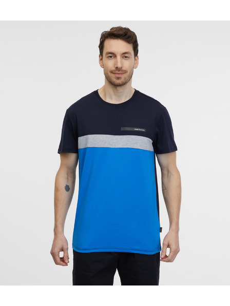 Sam 73 Синя и черна мъжка тениска SAM 73 Ernesto