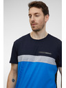 Sam 73 Синя и черна мъжка тениска SAM 73 Ernesto