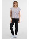 Sam 73 Светлолилава дамска тениска с шарка SAM 73 Margarita