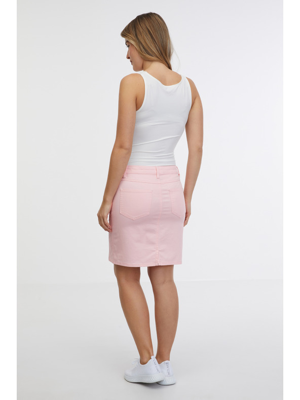 Sam 73 Светлорозова дамска пола от деним SAM 73 Belén