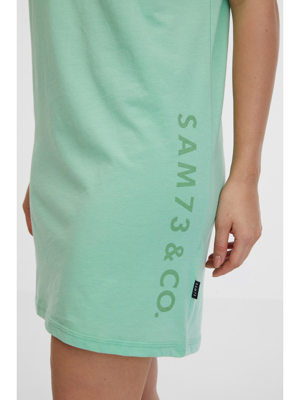 Sam 73 Светлозелена дамска рокля SAM 73 Dalia