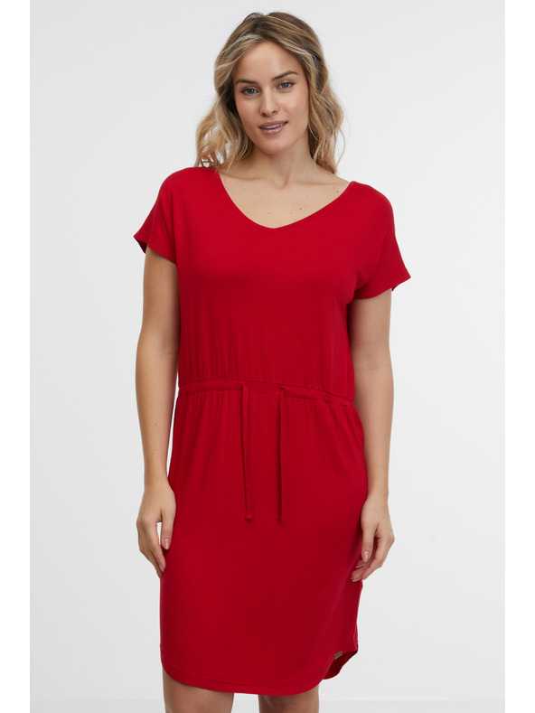 Sam 73 Червена дамска рокля SAM 73 Doria