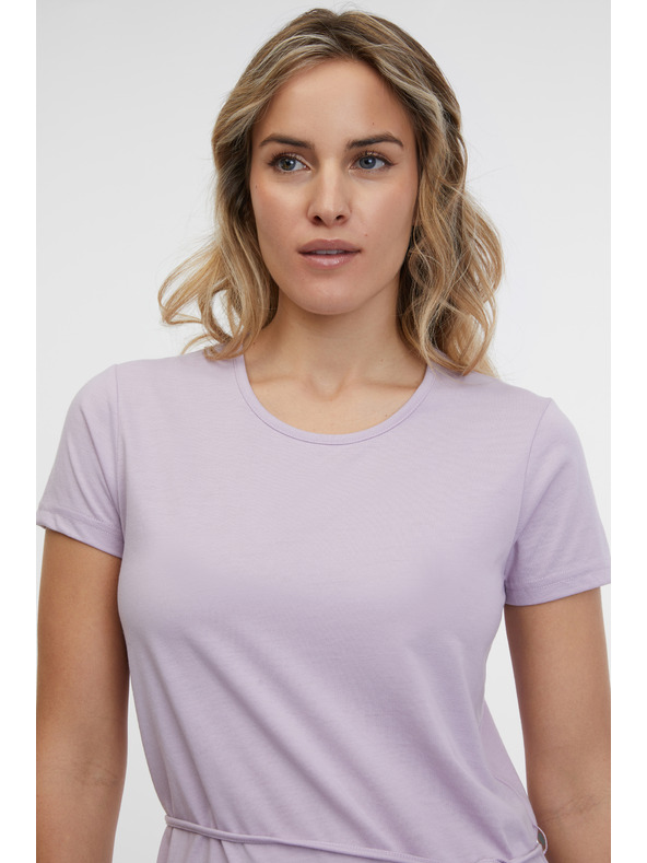 Sam 73 Светлолилава дамска миди рокля SAM 73 Estela