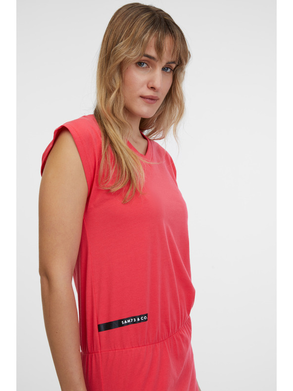 Sam 73 Коралова дамска рокля SAM 73 Eugenia