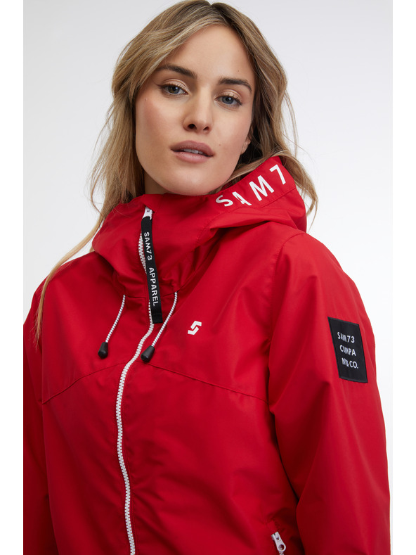 Sam 73 Червено дамско леко яке SAM 73 Albina