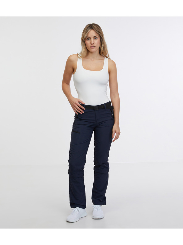 Sam 73 Тъмносин дамски панталон с подвижни крачоли SAM 73 Flor