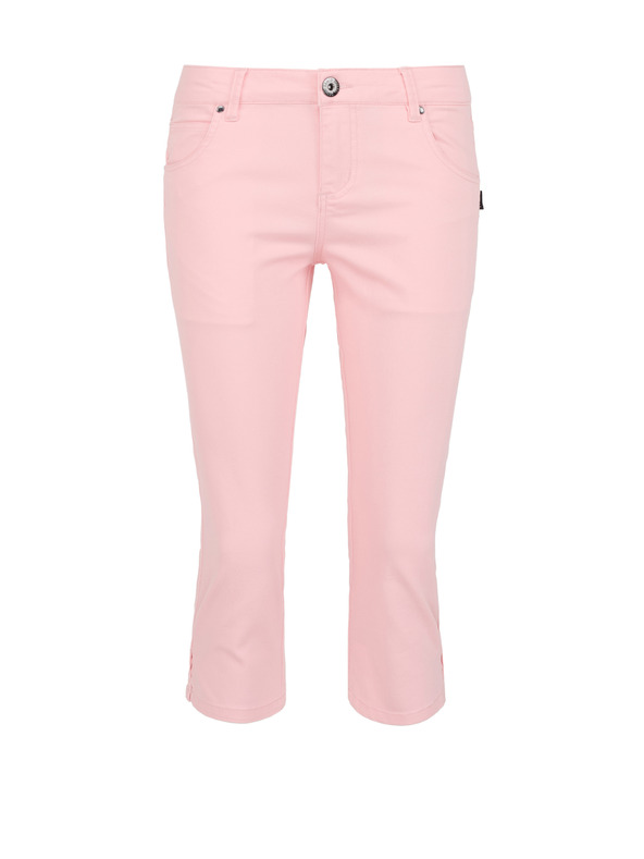 Sam 73 Светлорозови дамски три четвърти дънки с вталена кройка SAM 73 Amara