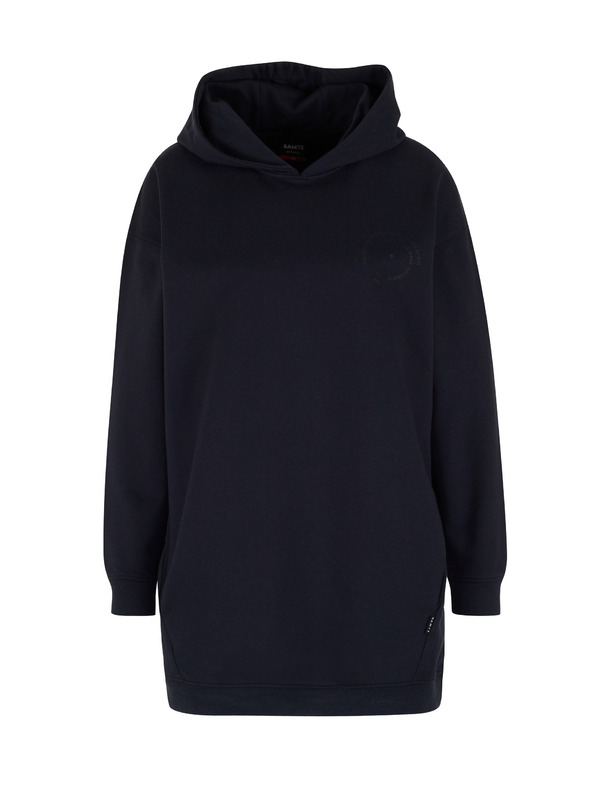 Sam 73 Тъмносин дамски суитчър с удължена качулка SAM 73 Lola