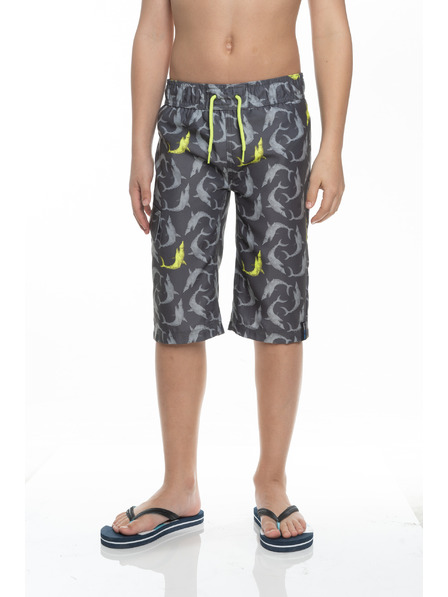 Sam 73 Сиви момчешки шарени бански костюми SAM 73