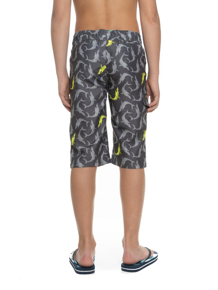 Sam 73 Сиви момчешки шарени бански костюми SAM 73