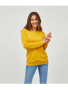 Sam 73 Жълта дамска основна тениска с дълъг ръкав SAM 73 Azuka
