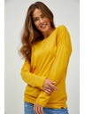 Sam 73 Жълта дамска основна тениска с дълъг ръкав SAM 73 Azuka