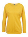 Sam 73 Жълта дамска основна тениска с дълъг ръкав SAM 73 Azuka