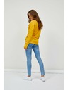 Sam 73 Жълта дамска основна тениска с дълъг ръкав SAM 73 Azuka