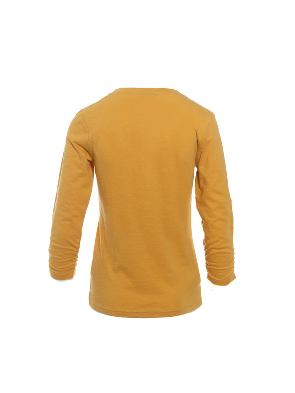 Sam 73 Горчичена дамска тениска SAM 73