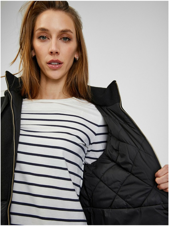 Orsay Черно дамско ватирано палто ORSAY Selina