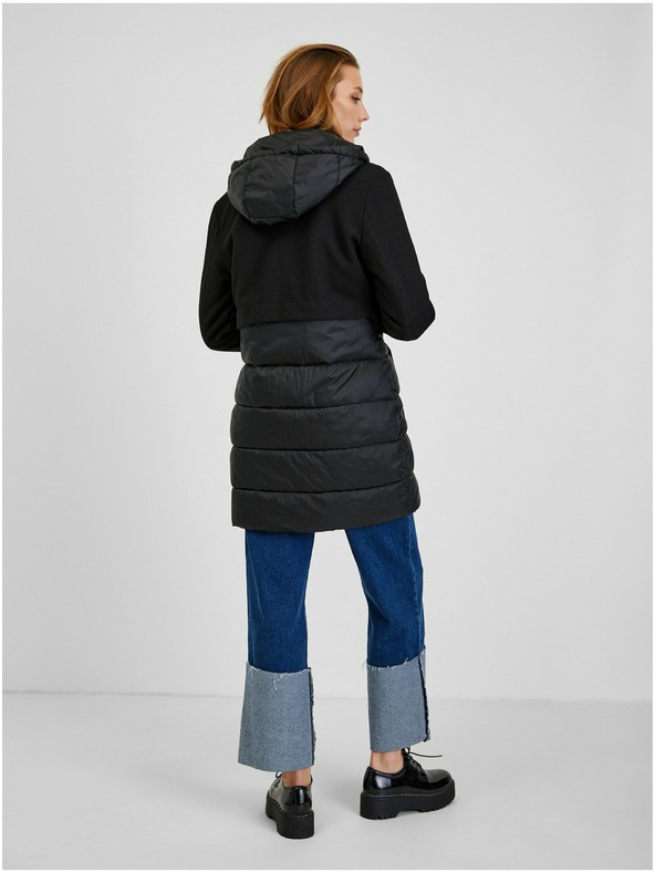 Orsay Черно дамско ватирано палто ORSAY Selina