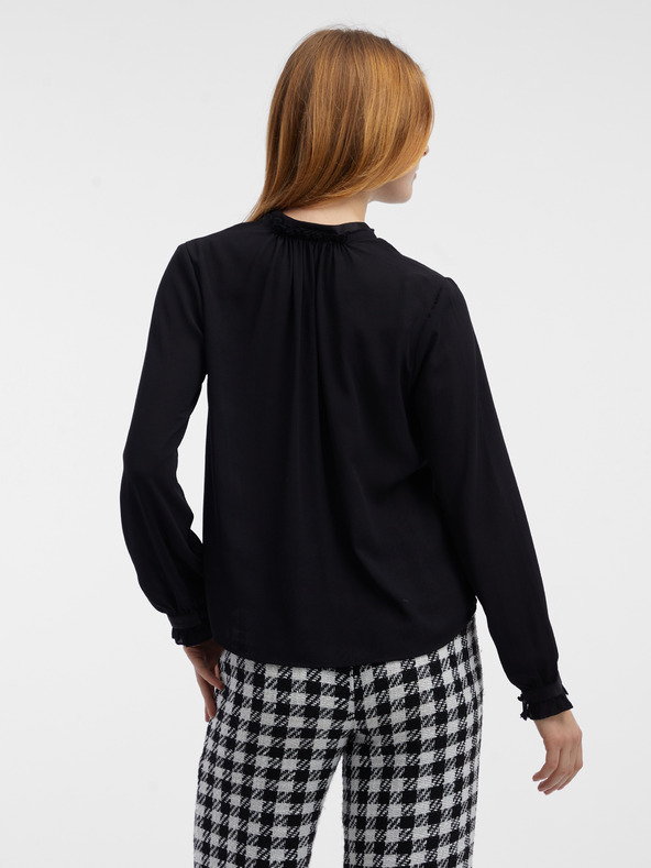 Orsay Черна дамска блуза ORSAY